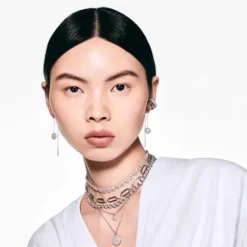 Swarovski Ohrringe-Meteora Drop Ohrhänger Weiss - 5683448