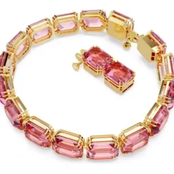 Swarovski Armbänder-Millenia Armband Oktagon Schliff Rosa Gold - 5683428