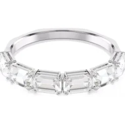 Swarovski Armbänder-Millenia Armreif Oktagon Schliff Weiss