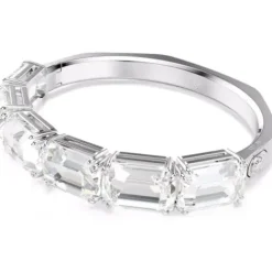 Swarovski Armbänder-Millenia Armreif Oktagon Schliff Weiss