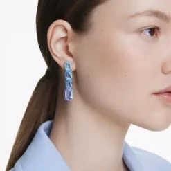 Swarovski Ohrringe-Millenia Drop Ohrhänger Oktagon Schliff Farbverlauf Blau - 5696516