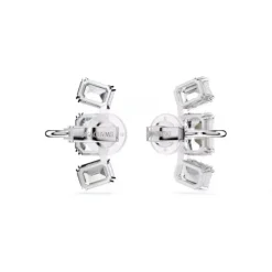 Swarovski Ohrringe-Millenia Ohrclips Oktagon Schliff Weiss - 5701274