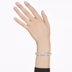 Swarovski Armbänder-Millenia Tennis Armband Oktagon Schliff Weiss - 5705770