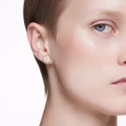 Swarovski Ohrringe-Sublima Ohrstecker Weiss Gold - 5683444