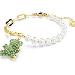 Swarovski Armbänder-Teddy Armband Bär Grün Gold - 5669167