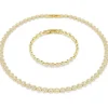 Swarovski Schmuck Set-Una Angelic Set Rundschliff Weiss Gold - 5720506