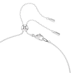Swarovski (Kette mit) Herz-x Ariana Grande Y Halskette Kristallperle Verschiedene Schliffe Herz Weiss Rhodiniert - 5720855