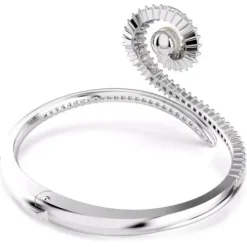 Swarovski Armbänder-x Ariana Grande Armreif Kristallperle Baguette Schliff Weiss Rhodiniert