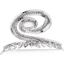 Swarovski Damen Accessoires-x Ariana Grande Haarclip Kristallperle Baguette Schliff Weiss Rhodiniert - 5720867