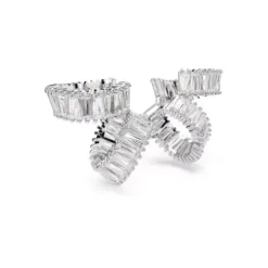 Swarovski Ohrringe-x Ariana Grande Ohrspangen Baguette Schliff Weiss Rhodiniert - 5720872