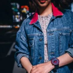 Swatch Silikonarmband-Big Bold Blue Taste - SO27B111