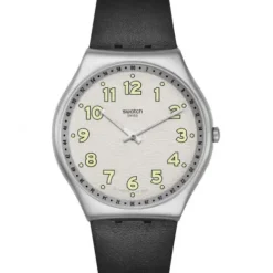 Swatch Lederarmband-Black Hepcat - SS07S134