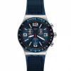 Swatch Silikonarmband-Blue Grid - YVS454
