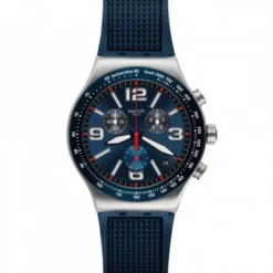 Swatch Silikonarmband-Blue Grid - YVS454