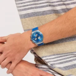 Swatch Silikonarmband-Blue Is All - YVS485