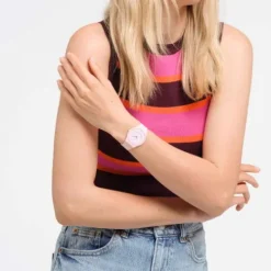 Swatch Silikonarmband-Caricia Rosa - SS09P100
