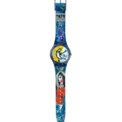 Swatch Silikonarmband-Chagall's Blue Circus - SUOZ365