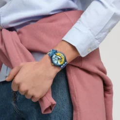 Swatch Silikonarmband-Chagall's Blue Circus - SUOZ365