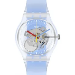 Swatch Silikonarmband-Clearly Blue Striped - SUOK156
