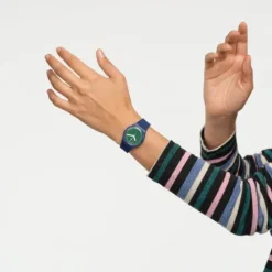 Swatch Silikonarmband-Cycles of Indigo - SO28N403