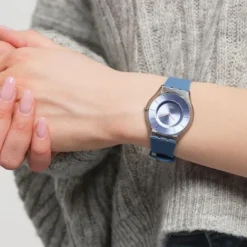Swatch Silikonarmband-Denim Blue - SS08N100-S14