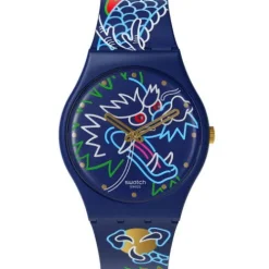 Swatch Silikonarmband-Dragon in Waves - SO28Z125
