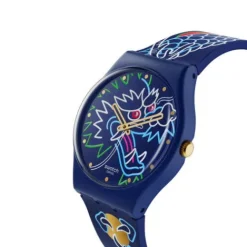 Swatch Silikonarmband-Dragon in Waves - SO28Z125