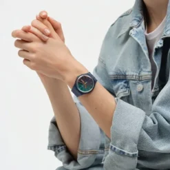 Swatch Silikonarmband-Fade to Teal - SO29N708