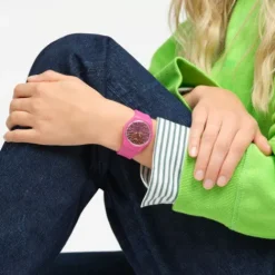 Swatch Silikonarmband-Fantastic Fuchsia - SO28P110