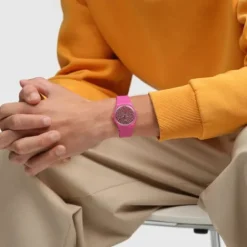 Swatch Silikonarmband-Fantastic Fuchsia - SO28P110