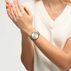 Swatch Textilarmband (Nato)-Irony Black'n'White - SYXS142