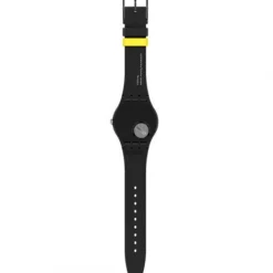 Swatch Silikonarmband-Mickey Blanc Sur Noir - SUOZ337
