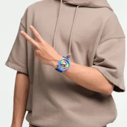 Swatch Silikonarmband-Peace Hand Love - SB03N105