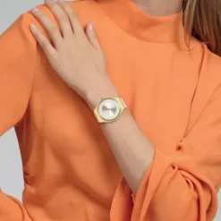 Swatch Lederarmband-Pearl Gleam - SYXG128