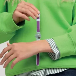 Swatch Silikonarmband-Powder Plum - LL126