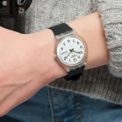 Swatch Silikonarmband-Rinse Repeat Black - SO28K701