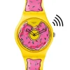 Swatch Silikonarmband-Seconds of Sweetness Pay! The Simpsons Collection - SO29Z129-5300