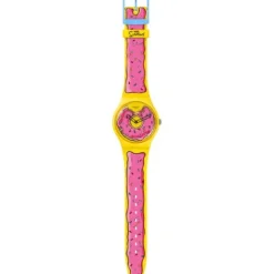 Swatch Silikonarmband-Seconds of Sweetness Pay! The Simpsons Collection - SO29Z129-5300