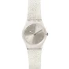 Swatch Silikonarmband-Silver Glistar Too - LK343E