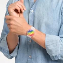 Swatch Silikonarmband-Stripe Fierce - SO29K701