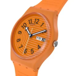 Swatch Silikonarmband-Trendy Lines in Sienna - SO28O703