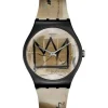 Swatch Silikonarmband-Untitled by Jean-Michel Basquiat - SUOZ355