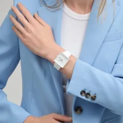 Swatch Silikonarmband-What if… Allwhite?  - SO34W700