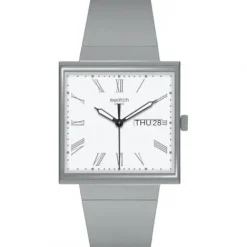 Swatch Silikonarmband-What if... Gray - SO34M700