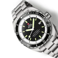 Swiss Military by Chrono Metallarmband-Automatic Titanium 300 Lightweight - SMA34100.02