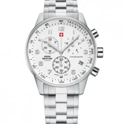Swiss Military by Chrono Metallarmband-Quartz Chronograph - SM34012.02