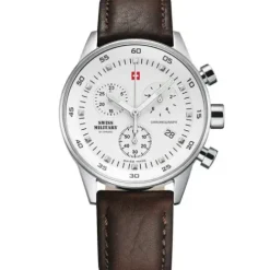 Swiss Military by Chrono Lederarmband-Quartz Chronograph - SM34005.04