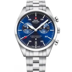 Swiss Military by Chrono Metallarmband-Quartz Chronograph - SM34090.02