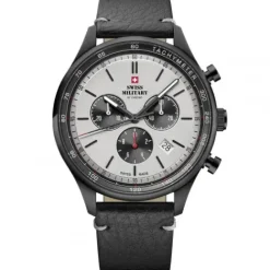 Swiss Military by Chrono Lederarmband-Quartz Chronograph - SM34081.11