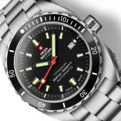 Swiss Military by Chrono Metallarmband-Automatic Titanium 300 Lightweight - SMA34100.01